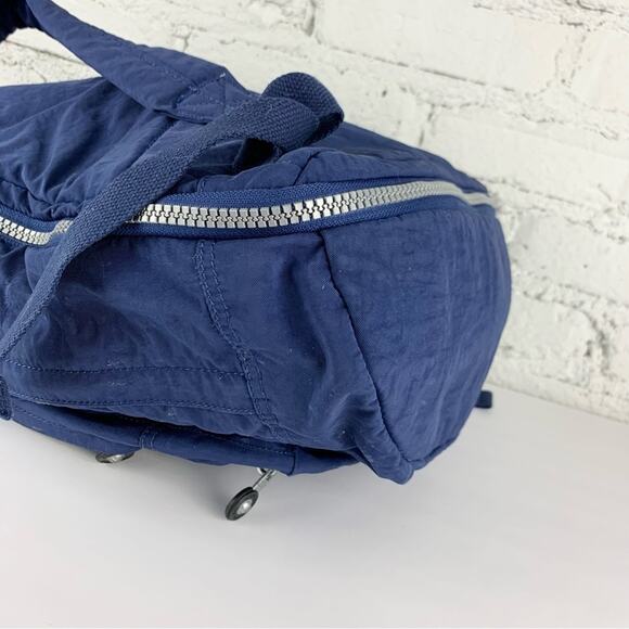 Kipling Nylon Harper Blue Expandable Backpack Large Travel Bag main image 4